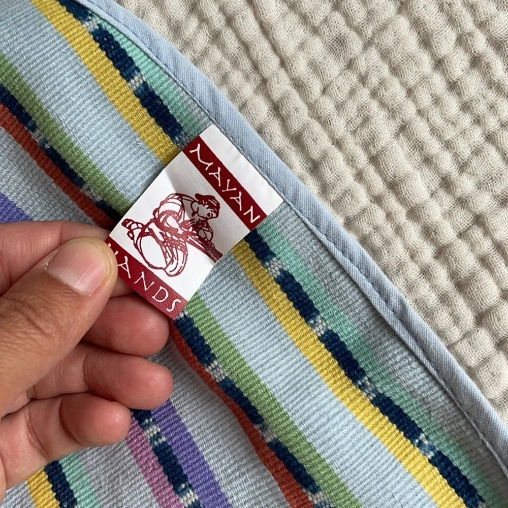 Mayan Hands‎ woven baby bib NWT from Guatemala